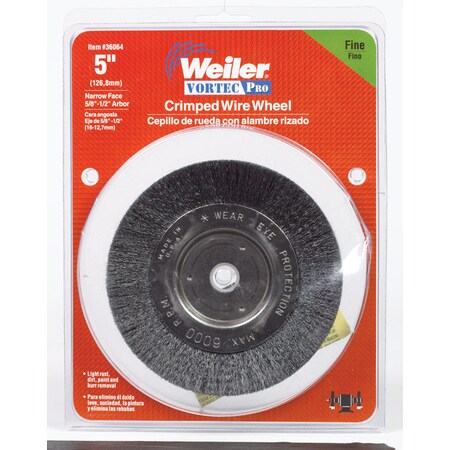 Weiler Wire Wheel 5" Fine Narro 36064